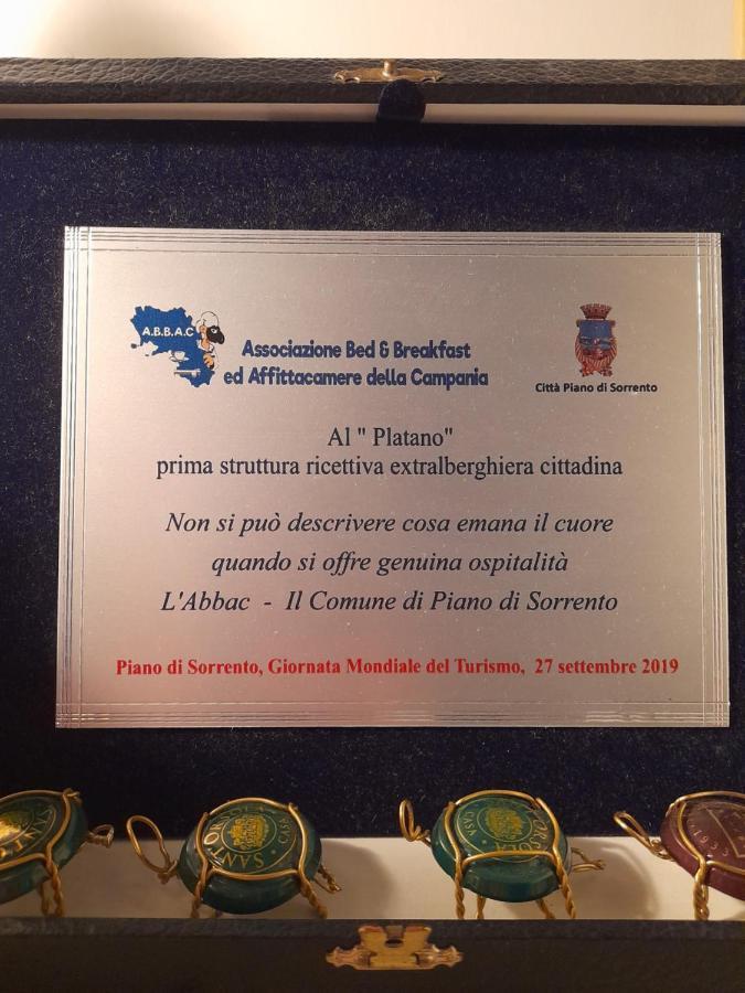 Il Platano Bed & Breakfast Piano di Sorrento Exterior photo
